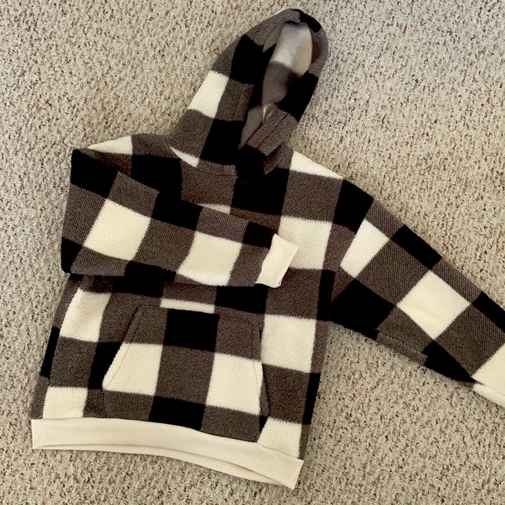 PLAID WINTER HOODIE - COZY